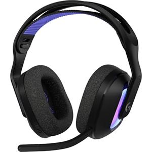 Logitech G G522 LIGHTSPEED, cuffia con microfono gaming wireless, microfono a banda completa, audio avanzato, Tri-Connect (LIGHTSPEED, Bluetooth, da USB A a C), per PC, Nintendo Switch/Switch 2 - Nero