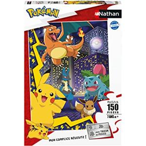 Nathan-POKEMON-Puzzle 150 pieces - La ville des Pokémon-4005556861897-A partir de 7 ans