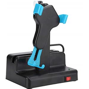 Nosqew Pedometro Agitatore Automatico per Telefono con Dispositivo Oscillante per Telefono con Supporto Regolabile Alimentato Tramite USB per il Monitoraggio del Fitness con Conta