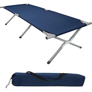 BB Sport Brandina XXL Lettino Pieghevole Campeggio 210x72 cm 200 kg Tenda | Branda, Letto da Campo, Militare, Tubo d'Acciaio, 600D Oxford, Portatile, Borsa da Trasporto, Outdoor, Festival, Ospiti