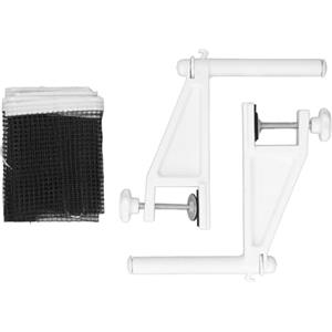 ZenithAur Set Rete e Pali da Pong Portatile con Morsetto a Vite per Giochi Indoor/Outdoor, Installazione Stabile e Design Pieghevole in plastica