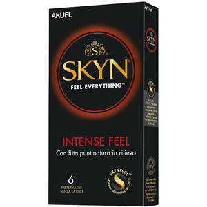THERAS CONSUMER HEALTH Srl Novia Argentia - Akuel Skyn Intense Feel 6pz Profilattici in Polisoprene Lubrificati
