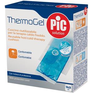 PIKDARE SpA ThermoGel Cuscino Riutilizzabile per Ginocchio 17x30 cm - Terapia Caldo/Freddo