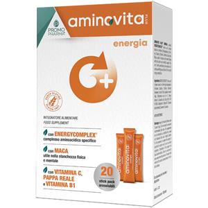 PROMOPHARMA SpA Aloe Più Energy Formula 10 stick - integratore tonico con aloe e vitamine in stick pack