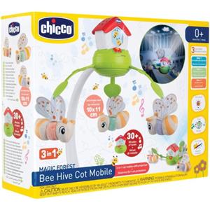 CHICCO (ARTSANA SpA) Giostrina Casina Api Chicco 3 in 1 con Proiezioni, 1 Pezzo