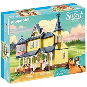 PLAYMOBIL DreamWorks Spirit 9475, Casa di Lucky, Dai 4 anni