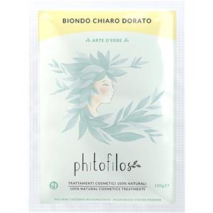 Phitofilos Biondo Chiaro Dorato - Miscela Naturale per Riflessi Dorati con Camomilla e Curcuma, 100 g