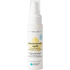 Biofficina Toscana Intensive Booster Capelli 60 ml - Siero Rimpolpante e Ricostituente con Olio d'Oliva e Acido Ialuronico