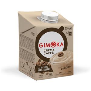 Gimoka Crema Fredda Caffè 500g - Senza Lattosio, Senza Glutine, Senza Conservanti, UHT