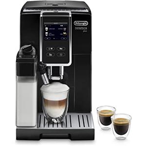 De'Longhi Dinamica Plus ECAM370.70.B Macchina Automatica per caffè in chicchi, LatteCrema System con Caraffa Montalatte Automatica, Schermo FullTouch, Funzione MY, Ampia gamma di ricette, Nero