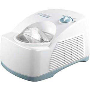 De'Longhi ICK5000 La Gelatiera autorefrigerante con Compressore, gruppo lame brevettato, fino a 700gr di gelato e sorbetti, 3 funzioni, temperatura costante, cestello estraibile, bianco
