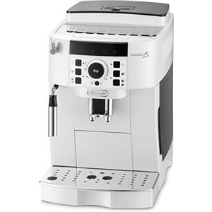 De'Longhi Magnifica S ECAM21.117.W, Macchina Caffè Automatica, Montalatte Manuale Regolabile, dal Chicco alla Tazzina, 2 Ricette Caffè, Controllo Temperatura, 2 Espressi Contemporaneamente, Bianco