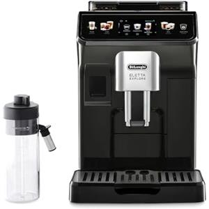 De'Longhi Eletta Explore Cold Brew ECAM450.65.G, Macchina Caffè Barista con Sistema LatteCrema Hot-Cold, Macchina Espresso Automatica per Chicchi di Caffè, Estrazione Fredda, Display Touch, Grigio
