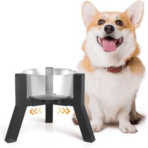 ADENGL Supporto rialzato per cani di piccola taglia, larghezza regolabile 12,7-20,3 cm, supporto rialzato per cibo e acqua, ciotola non inclusa