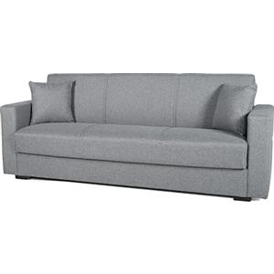 Arredo Stock Divano letto moderno Afrodite (Grigio, 3 posti) 212x80x87 cm
