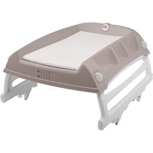 OKBABY Flat - Fasciatoio per Tavolo, Lettino o Vasca da Bagno, Per Bambini, Max 11 Kg, Max 12 Mesi, Categoria Tipo 1, Per l'uso su lettini con larghezza compresa tra 63 e 63,5 cm