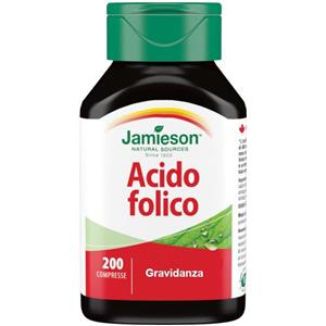 Jamieson Acido Folico 200 Compresse - Integratore per Gravidanza e Sistema Immunitario