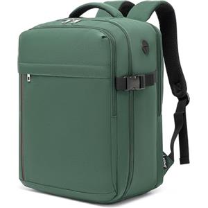 KONO Zaino 40x30x20cm Zaino da Viaggio per Ryanair Aereo Bagaglio a Mano 24L per Wizzair per Uomo e Donna,Verde