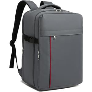 KONO Zaino Ryanair 40x25x20cm Zaino da Viaggio per Aereo Bagaglio a Mano 20L per Uomo e Donna, Grigio