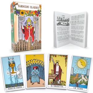 Pelucton Tarocchi Carte Italiano con Manuale per Principianti, Edizione Cofanetto Italia