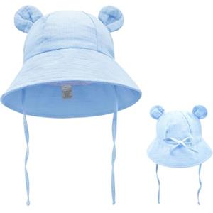 Generico Cappello UV Bambino,Berretti Caldi per Bambina E Ragazzo con Cappuccio Sciarpa Invernale Cappello per Bambini Berretto Sciarpa Maglia Neonato Cura del Bambino