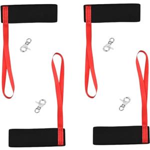 Genérico Polsiere per guanti da sci, cinghie regolabili per guanti da sci, di sicurezza, cinghie elastiche per guanti, 4 cinghie per sport, cordino per polso, manette per gu