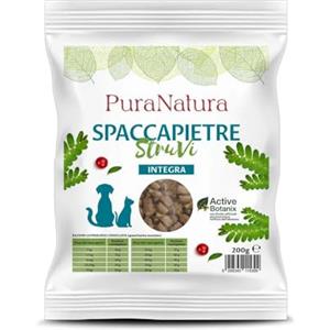 PURA NATURA- INTEGRATORE snack SPACCAPIETRE (STRUVI)- per cane/gatto - 200 GR