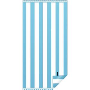 KUOGAS Telo Mare xxl 90×180, Telo Grande In Microfibra Ad Asciugatura Rapida, Telo Bagno Senza Sabbia, Coperta Mare Donna (Azzurro)
