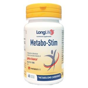LongLife® Metabo-Stim - Integratore Vegano con Verbena, Fiori di Ibisco e Gelso Bianco per Metabolismo e Equilibrio Glicemico - 60 Capsule Senza Glutine