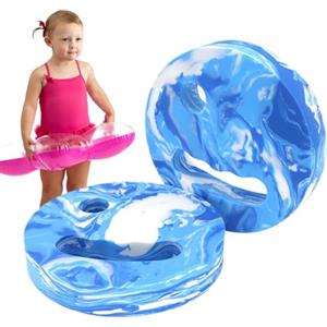 Generisch 1 paio di pagaie da nuoto in EVA, facili da impugnare, antiscivolo, per fitness, vacanze, estate, allenamenti acquatici, sport, attività all'aperto, feste