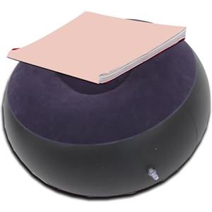 ZUJIABAO Sgabello gonfiabile leggero con tessuto ergonomico floccato per esterni, portatile, divano da campeggio per attività silenziose, poggiapiedi gonfiabile silenzioso