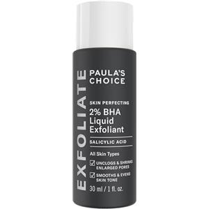 Paula's Choice Skin Perfecting Esfoliante Viso Liquido 2% BHA - Peeling Combatte i Brufoli, i Pori Dilatati e i Punti Neri - con Acido Salicilico - Pelli Miste o Grasse - Formato da Viaggio 30 ml