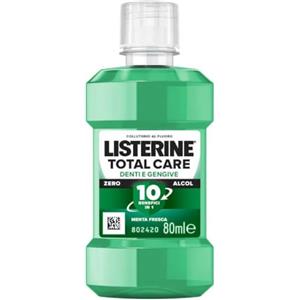LISTERINE Collutorio Denti & Gengive Gusto Delicato 80 ml - 12 ore di protezione, senza alcool, con Fluoro