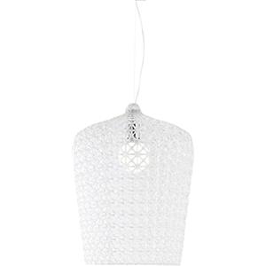 Kartell Kabuki Lampada a Sospensione E27 in Cristallo, Design Ferruccio Laviani, Dimensioni 50 x 63 cm
