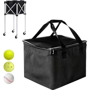Generisch Borsa per pickleball | grande, portatile, facile da raccogliere | Supporto e organizzatore per palline da pickleball, per viaggi, parco giochi interno ed esterno, classifica