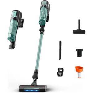 Rowenta X-Force 8.80 Allergy RH1833 Aspirapolvere elettrica Batteria Secco Senza sacchetto Verde, Grigio