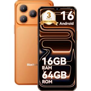 Blackview WAVE 7C Smartphone Offerta Android 16, 32MP+13MP 6.56", 16GB+64GB/2TB TF Cellulari, Telefono Cellulare Offerta 5000mAh/3.5mm/IP54/WiFi 5G/Face ID/3 Slot Per Carte,3 Anni Garanzia