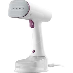Braun QuickStyle 5 GS5011PU, Stiratore Verticale con la Prima Piastra al Mondo con Tecnologia Dual FreeGlide 3D, Riscaldamento Rapido, Vapore 22 g/min, Capacità Serbatoio 150ml, 1200W, Bianco/Viola