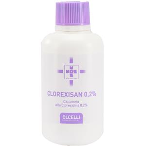 OLCELLI FARMACEUTICI CLOREXISAN Collutorio 0,2% - 150 ml con Clorexidina e ingredienti naturali