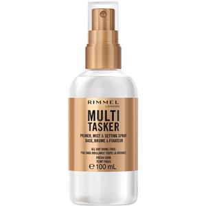 Rimmel Multi-Tasker Primer e Spray Fissante 3 in 1 - Rinfresca, Prepara e Fissa il Trucco, Finish Luminoso e Naturale, Formula Vegana, 100 ml