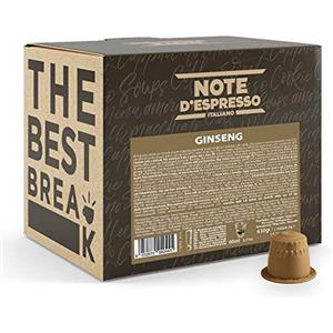 Note D'Espresso, Ginseng, Capsule Compatibili con sistema NESPRESSO*, 100 Caps