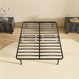 DEWINNER Rete 120x190 cm per Letto una Piazza e Mezza, Altezza 35cm, Ortopedica con 7 Piedi,Letto Ferro Battuto con Rete a Doghe regolatori di rigidità con Doppie doghe centrali