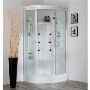 Kiamami Valentina - Cabina doccia multifunzione con idromassaggio 90x90 | Vesuvio