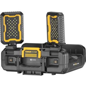 DeWALT ToughSystem DWST08061-1 - Cassetta degli attrezzi con illuminazione a LED, 4000 lumen, capacità 14 litri
