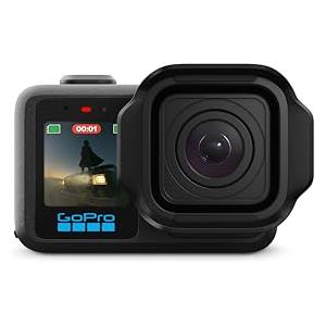 GoPro MISSION 1 - Action camera cinematografica con video 8K a 30 fps, foto da 50 MP, sensore da 1, prestazioni avanzate in condizioni di scarsa illuminazione, stabilizzazione, streaming live