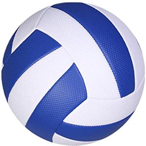 KiBcsLic Pallone da Pallavolo di Taglia Ufficiale 5. Resistente per Uso Interno Ed Esterno. Realizzato in Morbido PVC E Pelle Sintetica PU, Ideale per