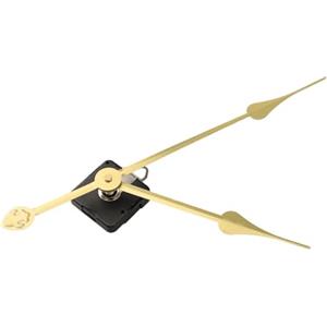 Vootnifig Kit di Ricambio per Meccanismo di Movimento Dell'orologio A Lancette Lunghe, Silenzioso al Quarzo, per Orologi da Parete Grandi, 50-60 Cm, Riparazione Fai da Te (Oro 2)