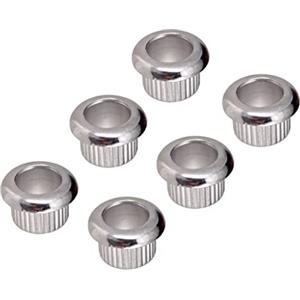 Amagogo Set di 6 Boccole per Accordatori Meccanici Chitarra, Argento, come descritto