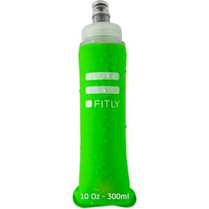 FITLY Flask 300 ml Green - Borraccia Morbida - Borraccia Sportiva Ideale Per Corsa - Sport all'Aria Aperta Bottiglia di Idratazione dell'Acqua Boccetta Morbida - Per Zaino Idratazione