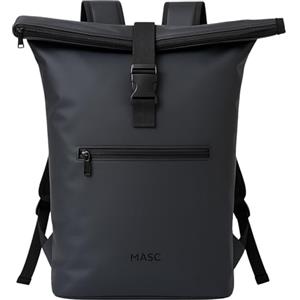 MASC Zaino Rolltop Impermeabile per Uomo e Donna, Zaino da Lavoro Elegante, 21L Capiente con Scomparto Porta Pc 18 Pollici